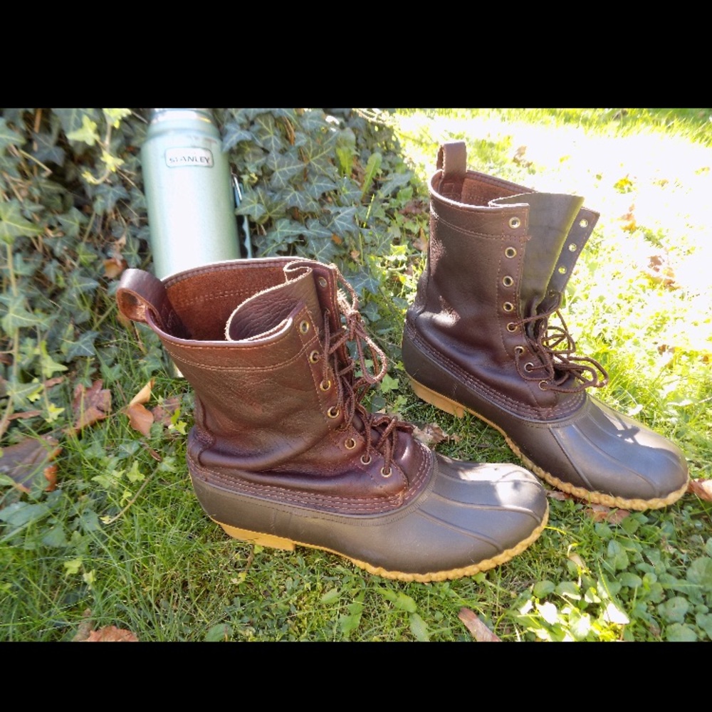 L.L. Bean Brown and Tan Men's Boots